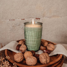 Load image into Gallery viewer, SCENTED CANDLE WOODS - Green Glass