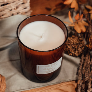 ISLAND AROMATIC CANDLE - Amber Glass