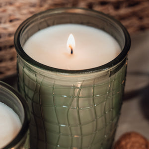 ISLAND SCENTED CANDLE - Green Glass