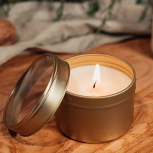 WIND SCENTED CANDLE - Gold Small