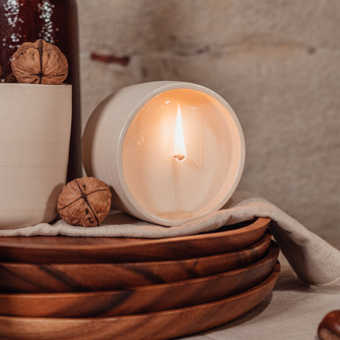 VELA AROMÁTICA SEA - Latte Glass