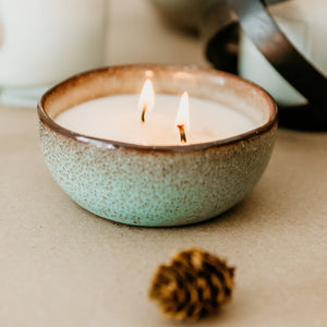 WIND SCENTED CANDLE - Cozy Bowl Green