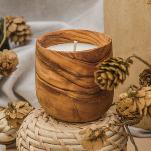 SCENTED CANDLE - SEA - Wood Small