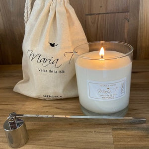 SCENTED CANDLE + CANDLE SNUFFER