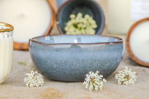 SCENTED CANDLE - WIND - Cozy Bowl Blue